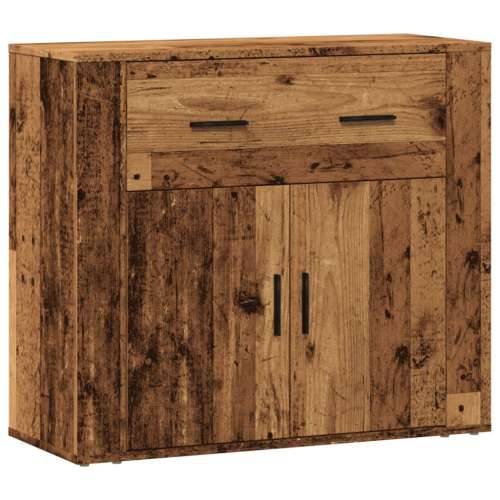 Komoda boja starog drva 80 x 33 x 70 cm od konstruiranog drva - Staro drvo 1 Cijena
