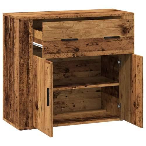 Komoda boja starog drva 80 x 33 x 70 cm od konstruiranog drva - Staro drvo 1 Cijena