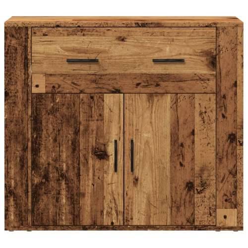 Komoda boja starog drva 80 x 33 x 70 cm od konstruiranog drva - Staro drvo 1 Cijena