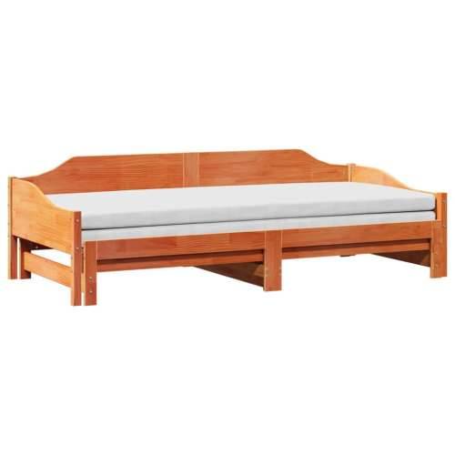 Dnevni krevet na razvlačenje voštano smeđi 90x200 cm Voštano smeđa 90 x 200 cm Cijena
