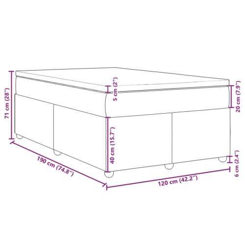 Krevet s oprugama i madracem svjetlosivi 120x190 cm od tkanine - Svjetlosiva 120 x 190 cm Cijena