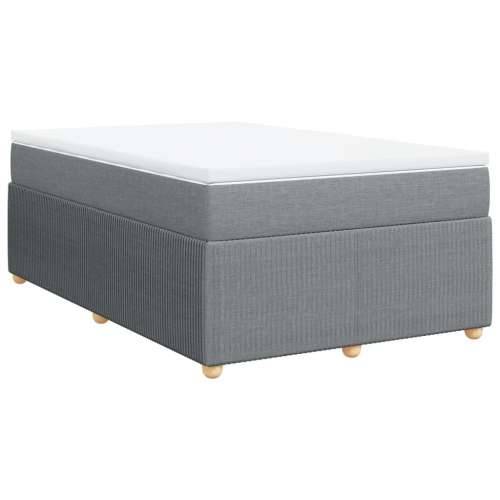 Krevet s oprugama i madracem svjetlosivi 120x190 cm od tkanine - Svjetlosiva 120 x 190 cm Cijena