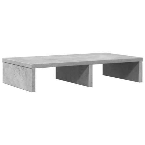 Stalak za monitor siva boja betona 50 x 27 x 10 cm drveni - Beton siva 50 x 27 x 10 cm Cijena