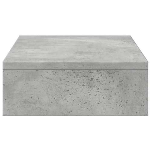 Stalak za monitor siva boja betona 50 x 27 x 10 cm drveni - Beton siva 50 x 27 x 10 cm Cijena