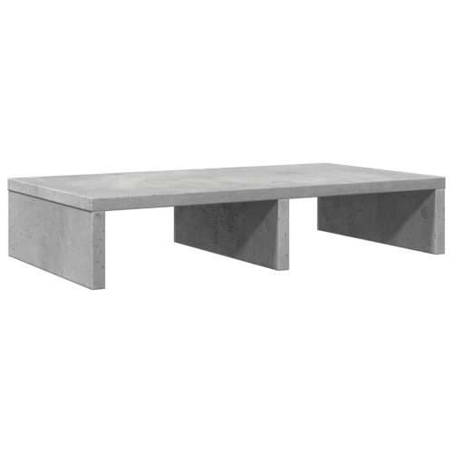 Stalak za monitor siva boja betona 50 x 27 x 10 cm drveni - Beton siva 50 x 27 x 10 cm Cijena