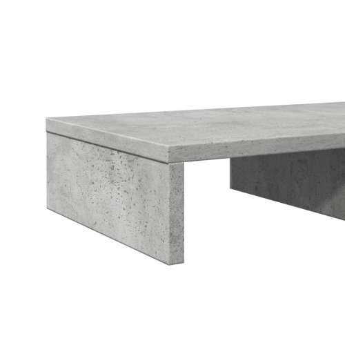 Stalak za monitor siva boja betona 50 x 27 x 10 cm drveni - Beton siva 50 x 27 x 10 cm Cijena