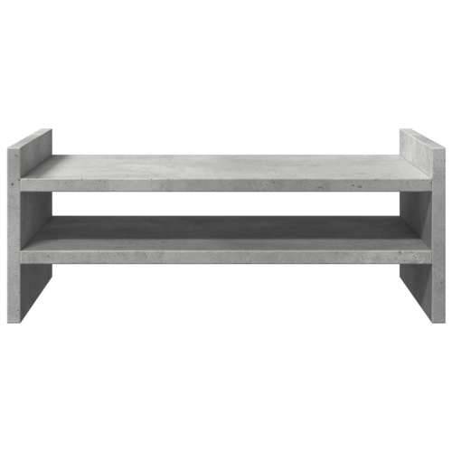 Stalak za monitor siva boja betona 50x27x20cm konstruirano drvo - Beton siva 50 x 27 x 20 cm Cijena