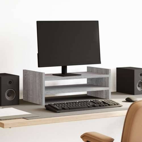 Stalak za monitor siva boja hrasta 50x27x20cm konstruirano drvo - Sivi hrast sonoma 50 x 27 x 20 cm Cijena