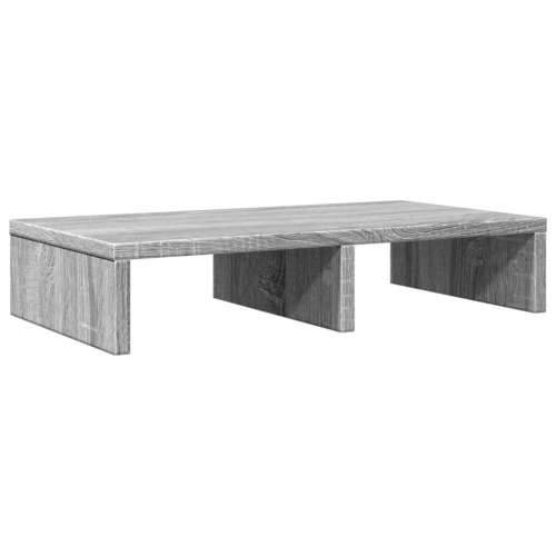 Stalak za monitor siva boja hrasta 50 x 27 x 10 cm drveni - Sivi hrast sonoma 50 x 27 x 10 cm Cijena