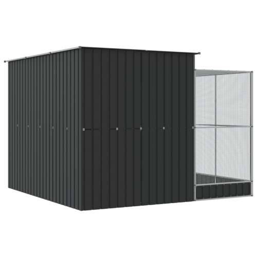 Kavez za ptice s produžetkom srebrni 290x303x216 cm čelični - 290 x 303 x 216 cm Cijena