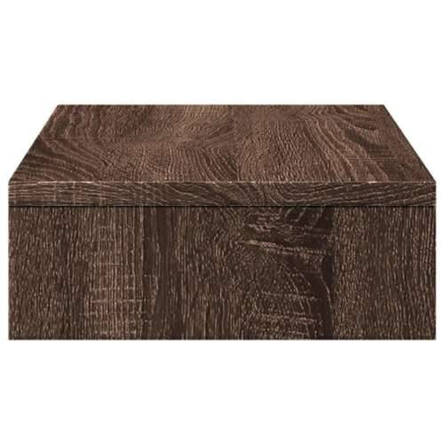 Stalak za monitor smeđa boja hrasta 50 x 27 x 10 cm drveni - Smeđi hrast 50 x 27 x 10 cm Cijena