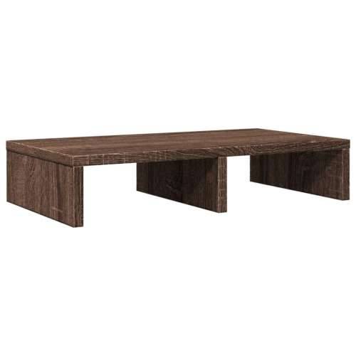 Stalak za monitor smeđa boja hrasta 50 x 27 x 10 cm drveni - Smeđi hrast 50 x 27 x 10 cm Cijena