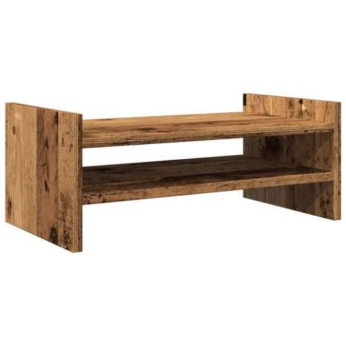 Stalak za monitor boja drva 50 x 27 x 20 cm konstruirano drvo - Staro drvo 50 x 27 x 20 cm Cijena