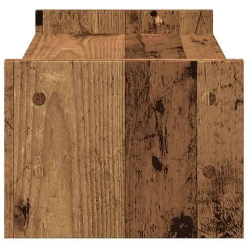 Stalak za monitor boja drva 50 x 27 x 20 cm konstruirano drvo - Staro drvo 50 x 27 x 20 cm Cijena