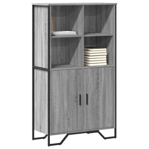 Visoka komoda boja hrasta 79,5x35,5x137,5 cm konstruirano drvo - Sivi hrast sonoma 1 Cijena