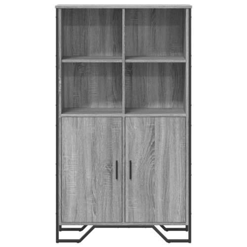 Visoka komoda boja hrasta 79,5x35,5x137,5 cm konstruirano drvo - Sivi hrast sonoma 1 Cijena