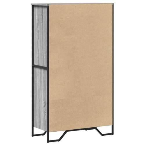 Visoka komoda boja hrasta 79,5x35,5x137,5 cm konstruirano drvo - Sivi hrast sonoma 1 Cijena