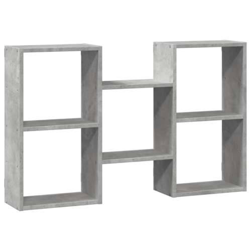 Zidna polica siva boja betona 96x18x60 cm konstruirano drvo - Beton siva 1 Cijena