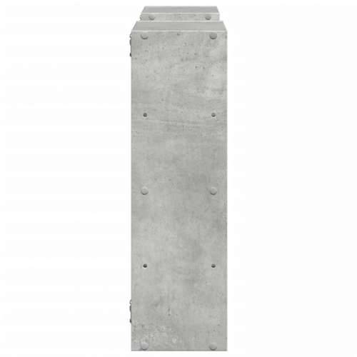 Zidna polica siva boja betona 96x18x60 cm konstruirano drvo - Beton siva 1 Cijena