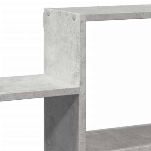 Zidna polica siva boja betona 96x18x60 cm konstruirano drvo - Beton siva 1 Cijena