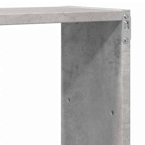 Zidna polica siva boja betona 96x18x60 cm konstruirano drvo - Beton siva 1 Cijena
