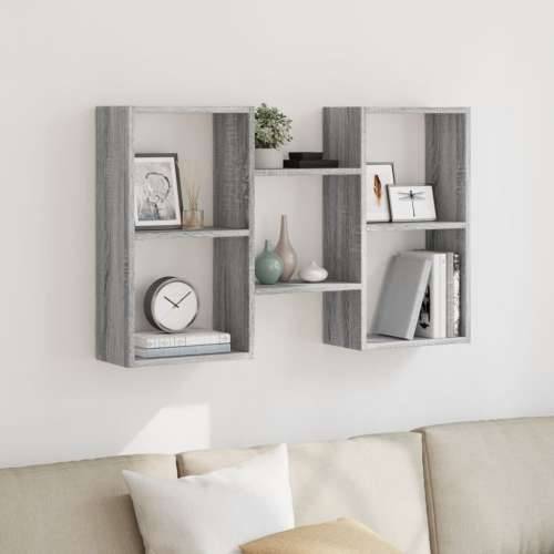 Zidna polica boja hrasta sonome 96x18x60 cm konstruirano drvo - Sivi hrast sonoma 1 Cijena