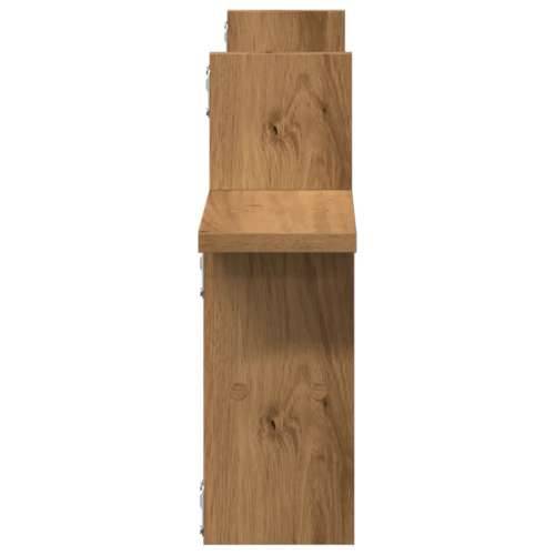 Zidne police 2 kom boja artisian hrast 38x12x38 cm drvene - Boja hrasta 38 x 12 x 38 cm 1 Cijena