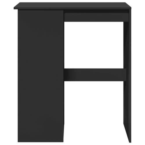 Barski stol s držačima crni 90x47,5x103,5 cm konstruirano drvo - Crna 1 Cijena