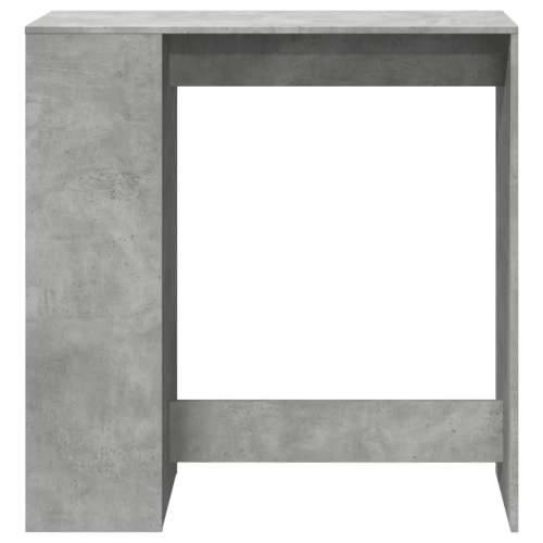 Barski stol s držačima siva boja betona 101x40x103,5 cm drveni - Beton siva 1 Cijena