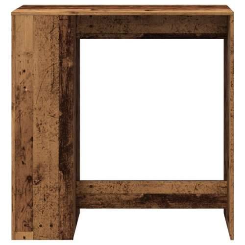 Barski stol s držačima boja drva 101 x 40 x 103,5 cm drveni - Staro drvo 1 Cijena