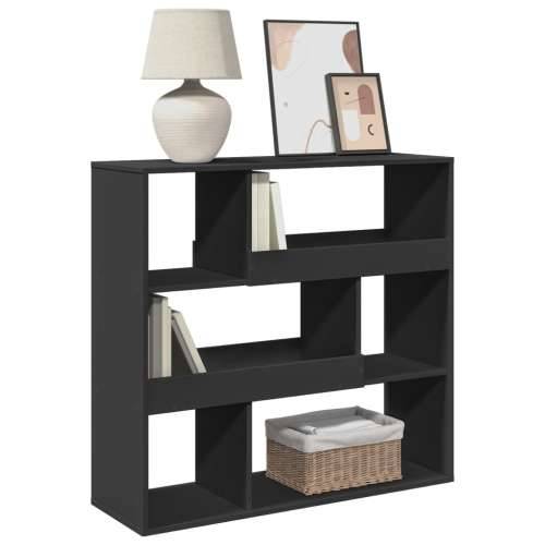 Ormarić za knjige / Paravan - Sobna pregrada crni 100 x 33 x 94,5 cm - Crna 1 94.5 cm Cijena