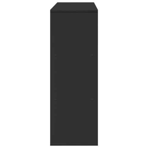 Ormarić za knjige / Paravan - Sobna pregrada crni 100 x 33 x 94,5 cm - Crna 1 94.5 cm Cijena