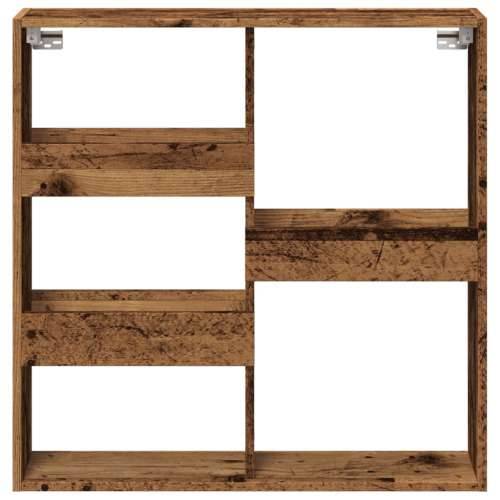 Zidni ormarić boja staro drvo 80x15x80 cm od konstruiranog drva - Staro drvo 80 x 15 x 80 cm 1 Cijena