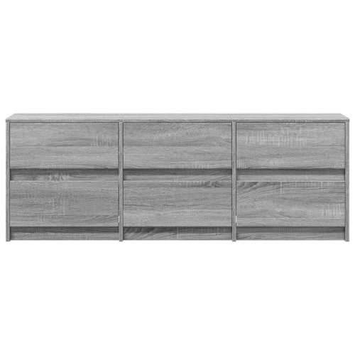 TV ormarić s LED svjetlima boja hrasta 140x34x50 cm drveni - Sivi hrast sonoma 1 140 cm Cijena