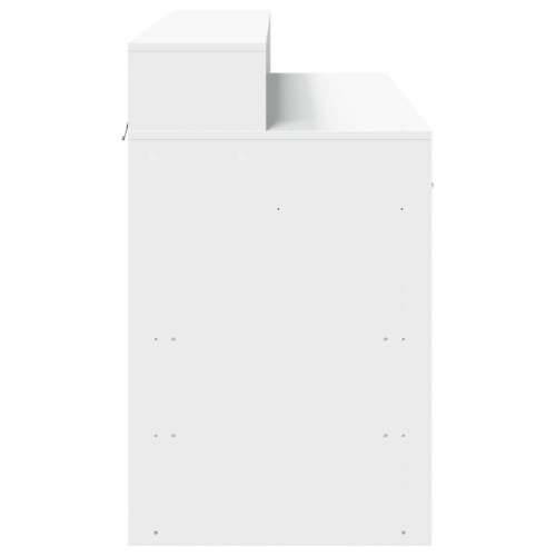 Radni stol LED bijeli 120 x 55 x 91 cm od konstruiranog drva - Bijela 120 x 55 x 91 cm Cijena