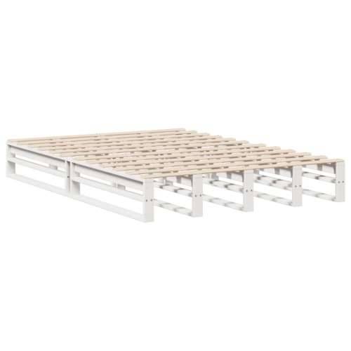 Krevet s regalom za knjige bez madraca bijeli 120x190cm od drva - Bijela 120 x 190 cm Cijena