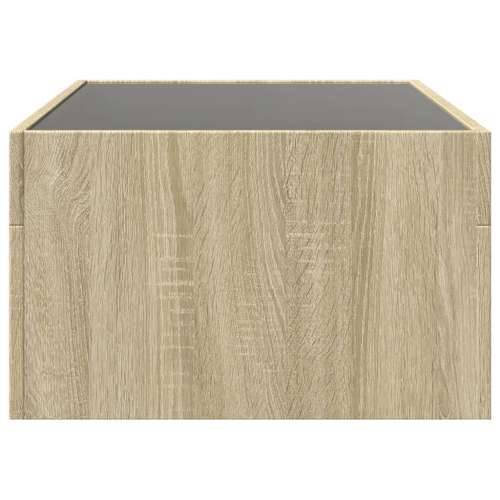 Stolić s beskonačnim LED svjetlima boja hrasta 90x50x30 cm - sonoma hrast 1 90 cm 50 cm Cijena