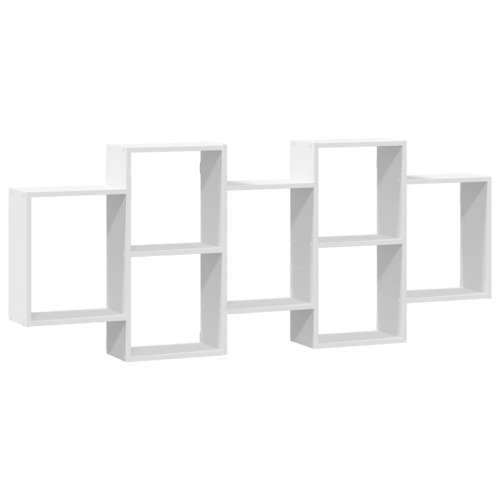 Zidna polica bijela 159x18x65 cm od konstruiranog drva - Bijela 159 x 18 x 65 cm 1 Cijena