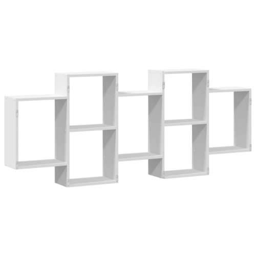 Zidna polica bijela 159x18x65 cm od konstruiranog drva - Bijela 159 x 18 x 65 cm 1 Cijena