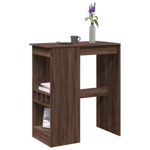 Barski stol s držačima boja hrasta 90x47,5x103,5 cm drveni Smeđi hrast 1 Cijena