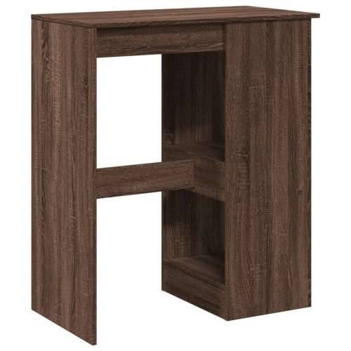 Barski stol s držačima boja hrasta 90x47,5x103,5 cm drveni Smeđi hrast 1 Cijena