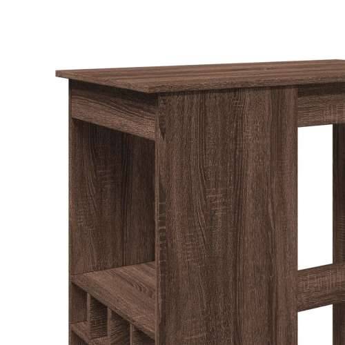 Barski stol s držačima boja hrasta 90x47,5x103,5 cm drveni Smeđi hrast 1 Cijena