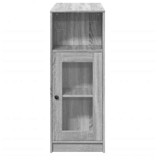 Barski stol s držačima boja hrasta 101x40x103,5 cm drveni - Sivi hrast sonoma 1 Cijena