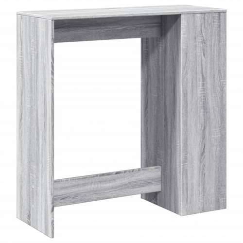 Barski stol s držačima boja hrasta 101x40x103,5 cm drveni - Sivi hrast sonoma 1 Cijena