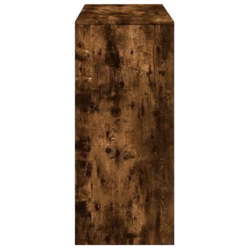 Barski stol s policom boja hrasta 124x46x103,5 cm drveni - Dimljeni hrast 1 Cijena