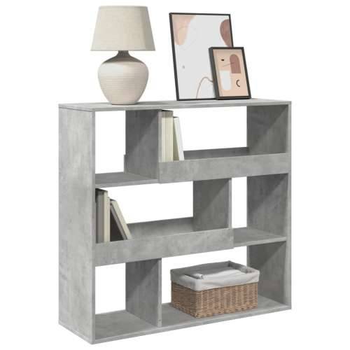Ormarić za knjige / Paravan - Sobna pregrada boja betona 100x33x94,5 cm - Beton siva 1 94.5 cm Cijena
