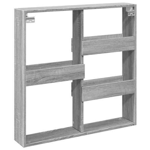 Zidni ormarić boje hrasta 80x15x80 cm konstruirano drvo Sivi hrast sonoma 80 x 15 x 80 cm 1 Cijena