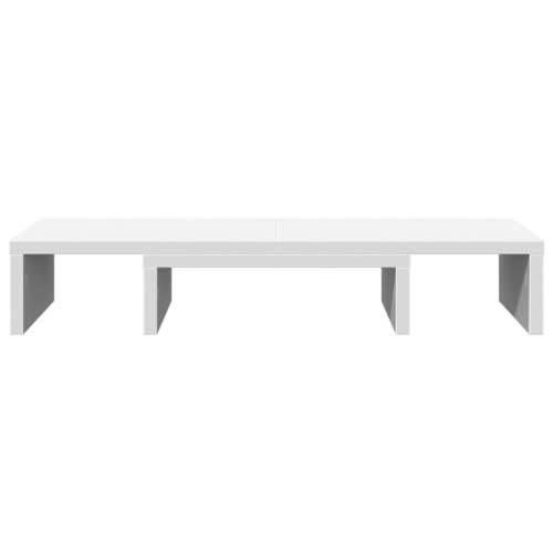 Stalak za monitor podesivi bijeli 60 x 24 x 10,5 cm drveni - Bijela 60 x 24 x 10.5 cm Cijena