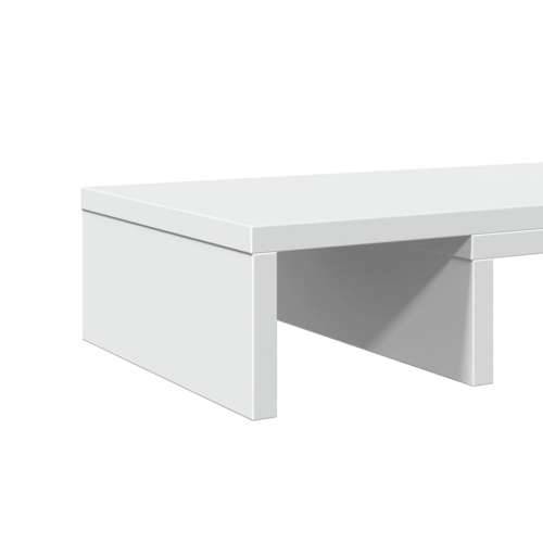 Stalak za monitor podesivi bijeli 60 x 24 x 10,5 cm drveni - Bijela 60 x 24 x 10.5 cm Cijena