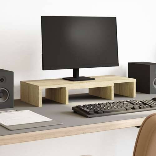 Stalak za monitor podesivi boja hrasta 60 x 24 x 10,5 cm drveni - sonoma hrast 60 x 24 x 10.5 cm Cijena